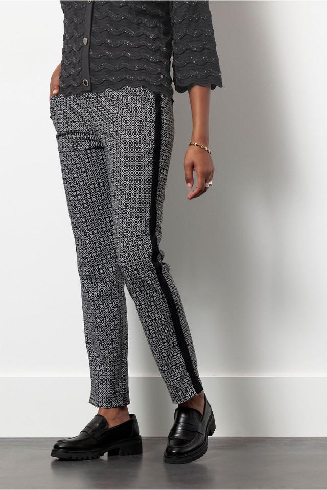 Studio Anneloes Anne Bonded Circle Trousers 13422 Broek 9014 Black/kit