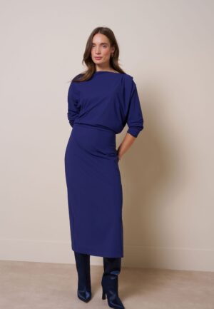 Studio Anneloes Ineke Ls Dress 13405 Jurk 6502 Ink Blue