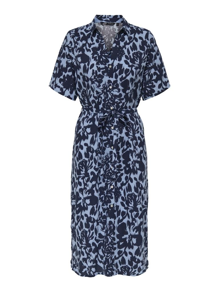 Only Onlyasmin S/s Shirt Dress Wvn Noos 15357241 Jurk 4859314 Serenity Tania Flower Dre