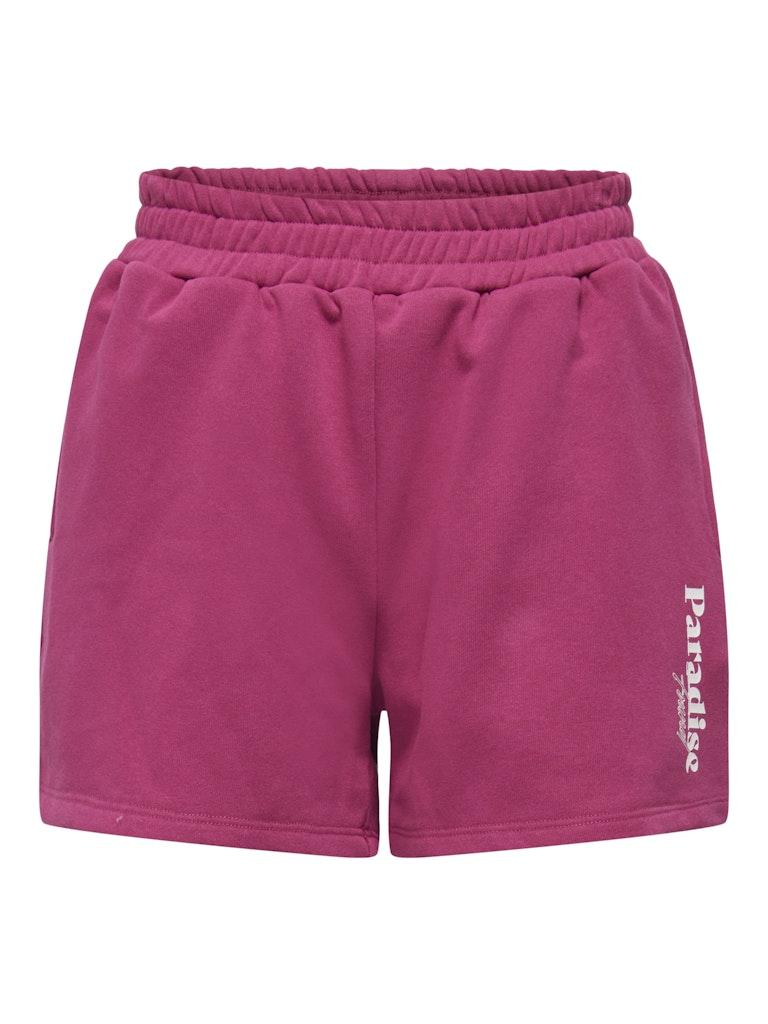 Only Onlcora Print Shorts Ub Swt 15347040 Korte Broeken 4991994 Sangria Paradise Exotic