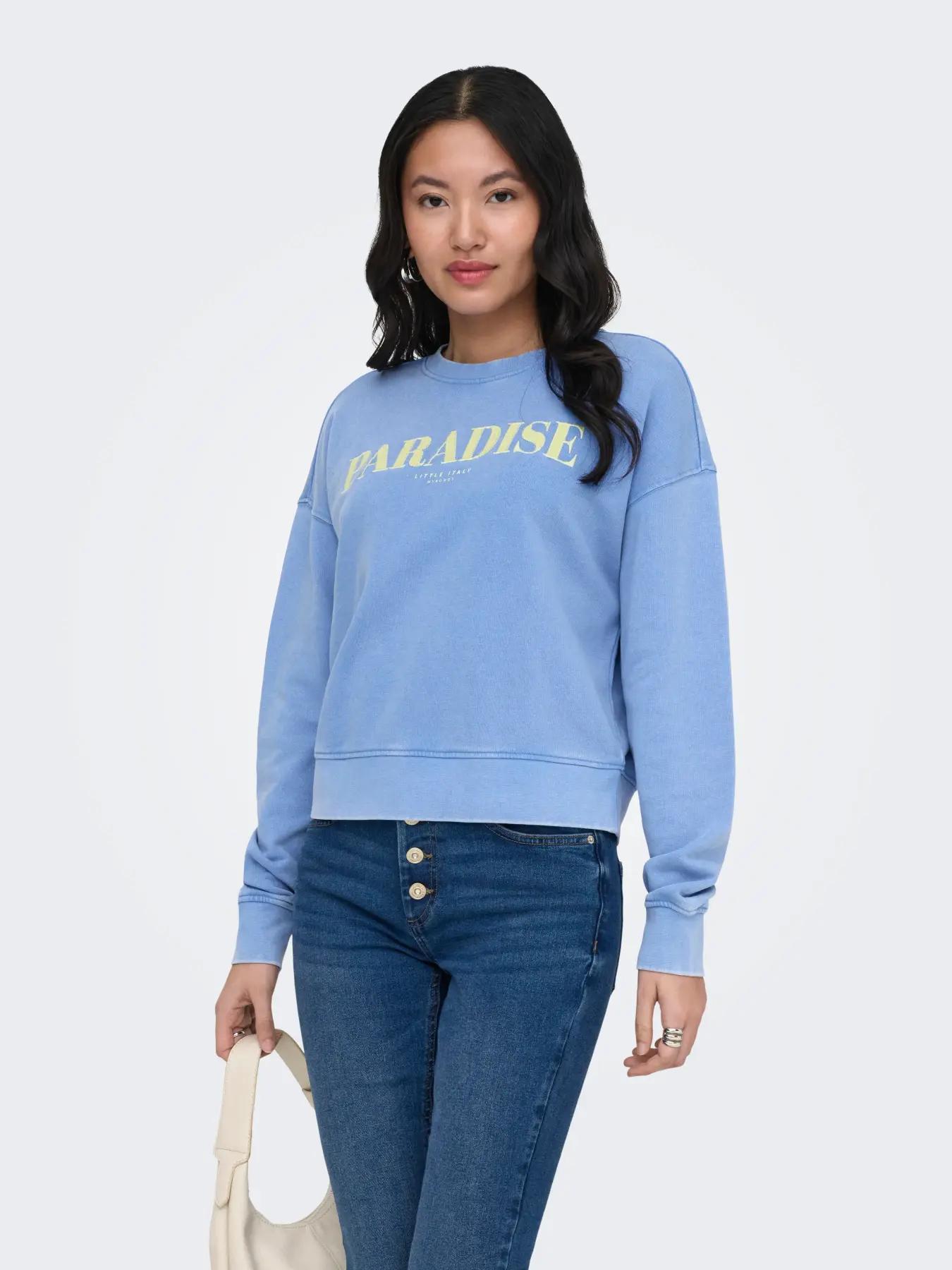 Only Onltabba L/s Round Neck Ub Swt 15372426 Sweater 4993877 Ultramarine Paradise