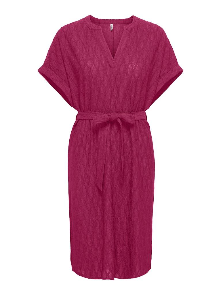 Only Onldiana S/s V-neck Dress Cs Jrs 15377883 Jurk 5066238 Sangria