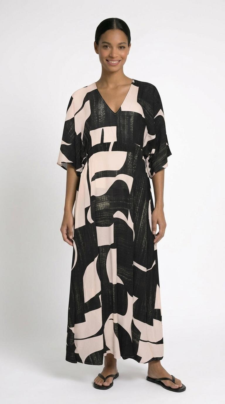 Maicazz Teyera Dress Su26.40.035 Jurk Flex Geo