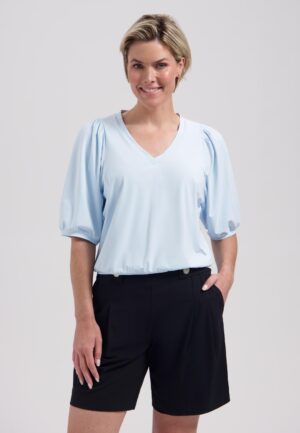 Lady Day Amie-v L24.375.3320 T-shirt Korte Mouw Baby Blue
