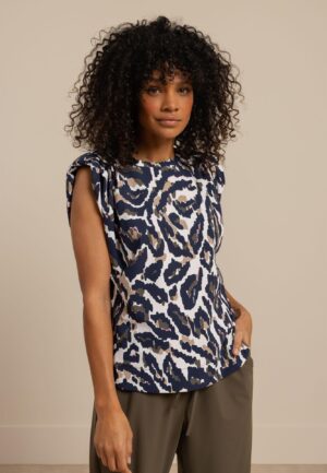 Studio Anneloes Leona Strap Leopard Top 13640 Tops En Singlets 9997 Multi Color
