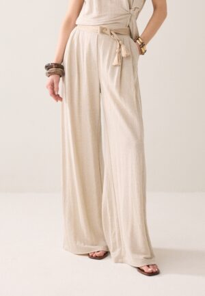 Summum Trouser Linen Look 4s2972-30761 Broek 702 Pebble Beige