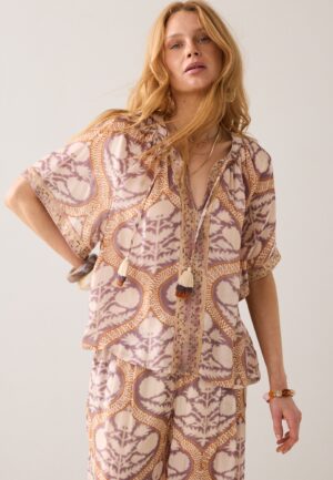 Summum Top Art Deco Print 2s3284-12121 Sweater 120 Multicolour
