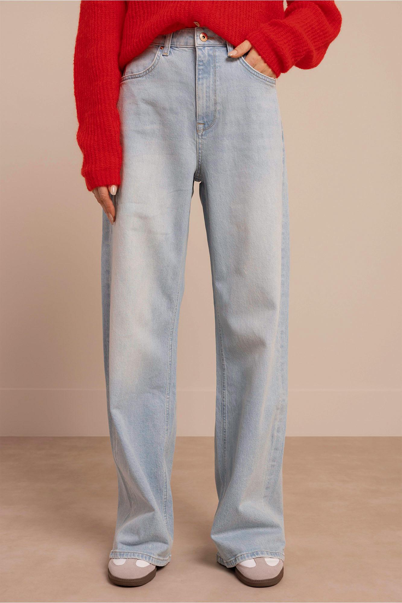 Studio Anneloes Lexie Denim Trousers 13697 Loose Fit 6700 Denim Light