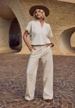 Nukus Eline Pants Nks09080 Broek 9 Sand