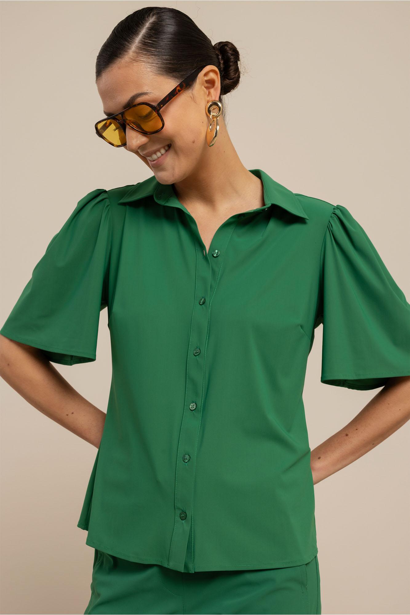 Studio Anneloes Poppy Butterfly Blouse 13806 Blouse 7200 Grass Green