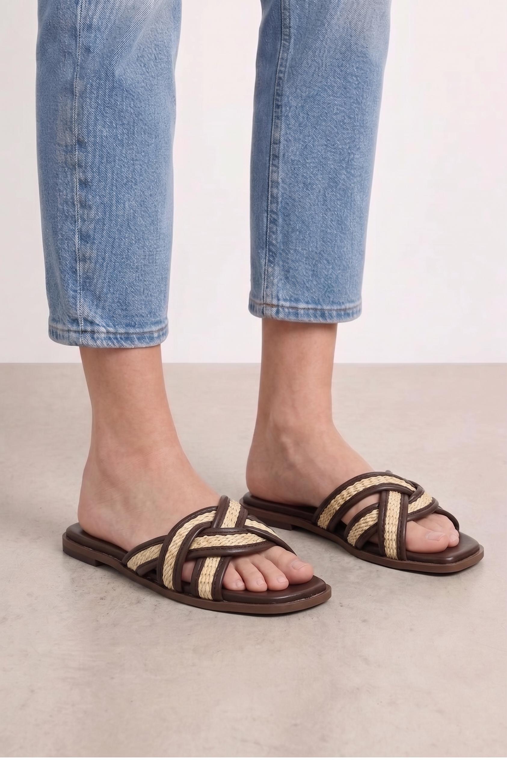 Posh By Poelman Sienna Sandalen C0507-28psh Sandalen Brown