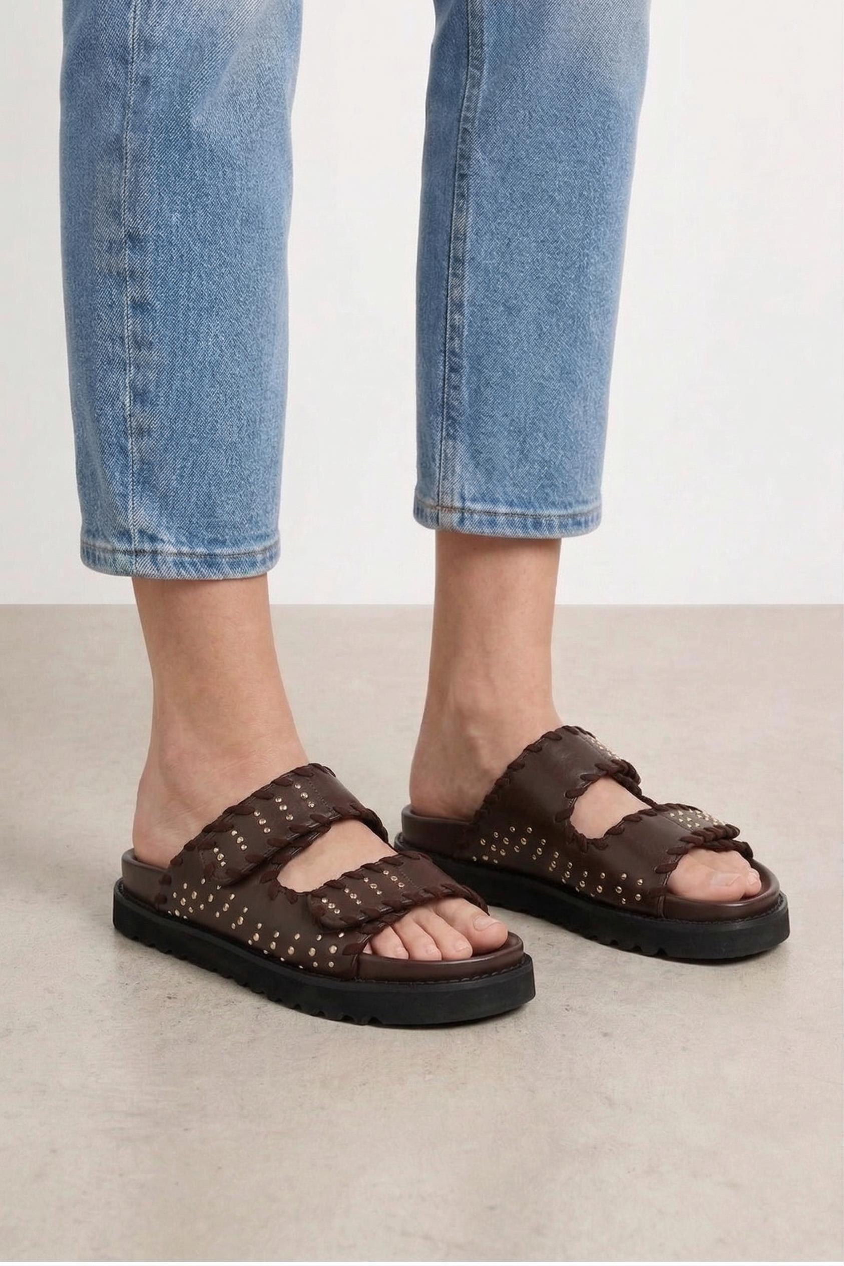 Posh By Poelman Gaby Sandalen C0425-26psh Sandalen Brown
