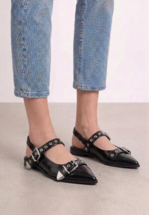 Posh By Poelman Julia Muiltjes C24w1901psh Muiltjes Black Pu