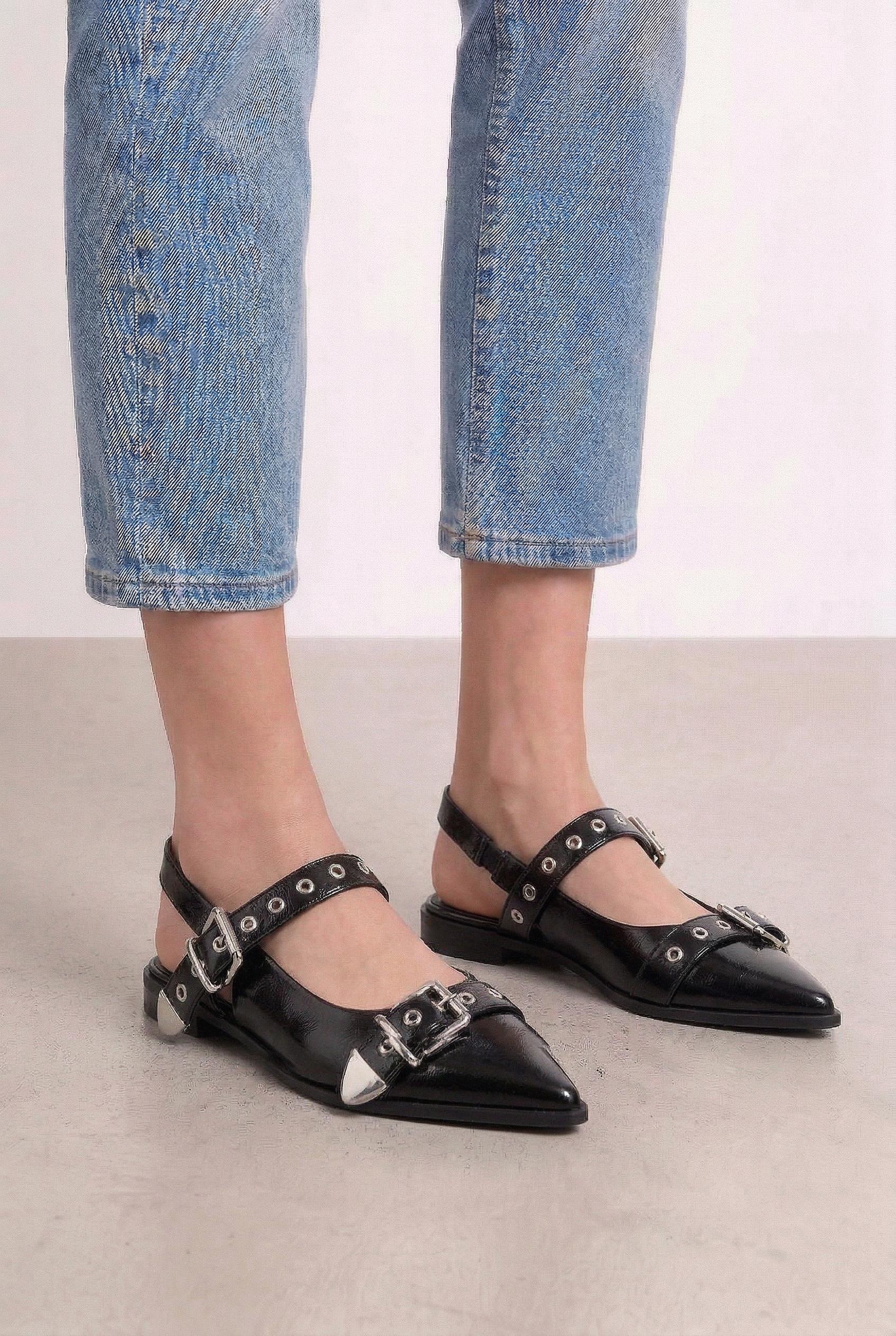 Posh By Poelman Julia Muiltjes C24w1901psh Muiltjes Black Pu