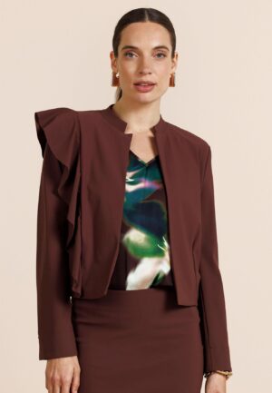 Studio Anneloes Jolijn Bonded Jacket 13835 Jackets 8600 Chestnut