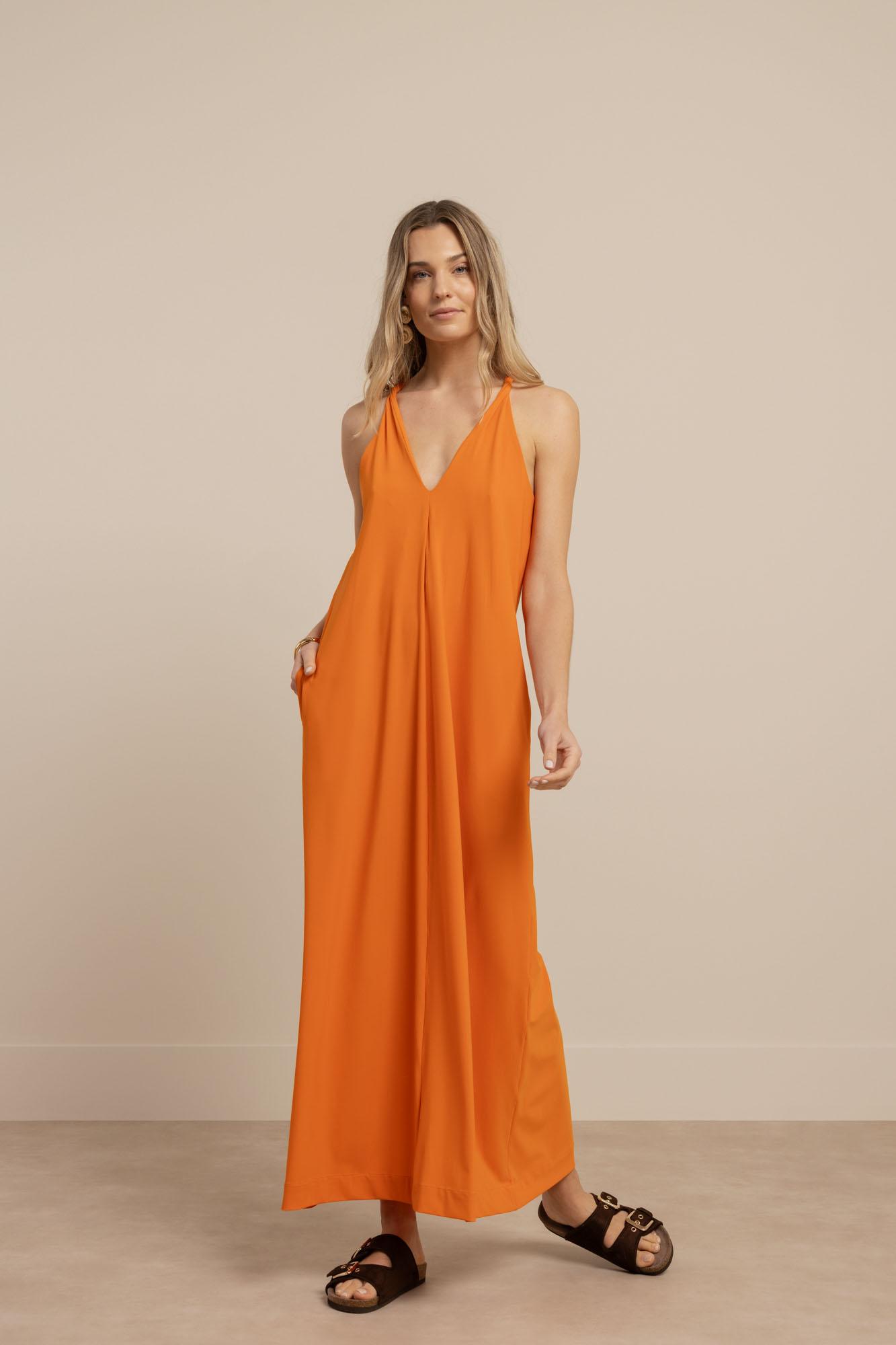 Studio Anneloes Norah 2way Dress 13893 Jurk 2600 Orchid Orange