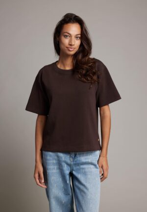 Pink Noir Iris T-shirt Pn22243071 T-shirt Korte Mouw 206 Ganache