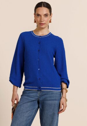 Studio Anneloes Jaxx Twinset Cardigan 13771 Vest 7314 Electric Blue/kit