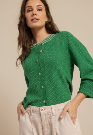 Studio Anneloes Jaxx Twinset Cardigan 13771 Vest 7214 Grass Green / Kit
