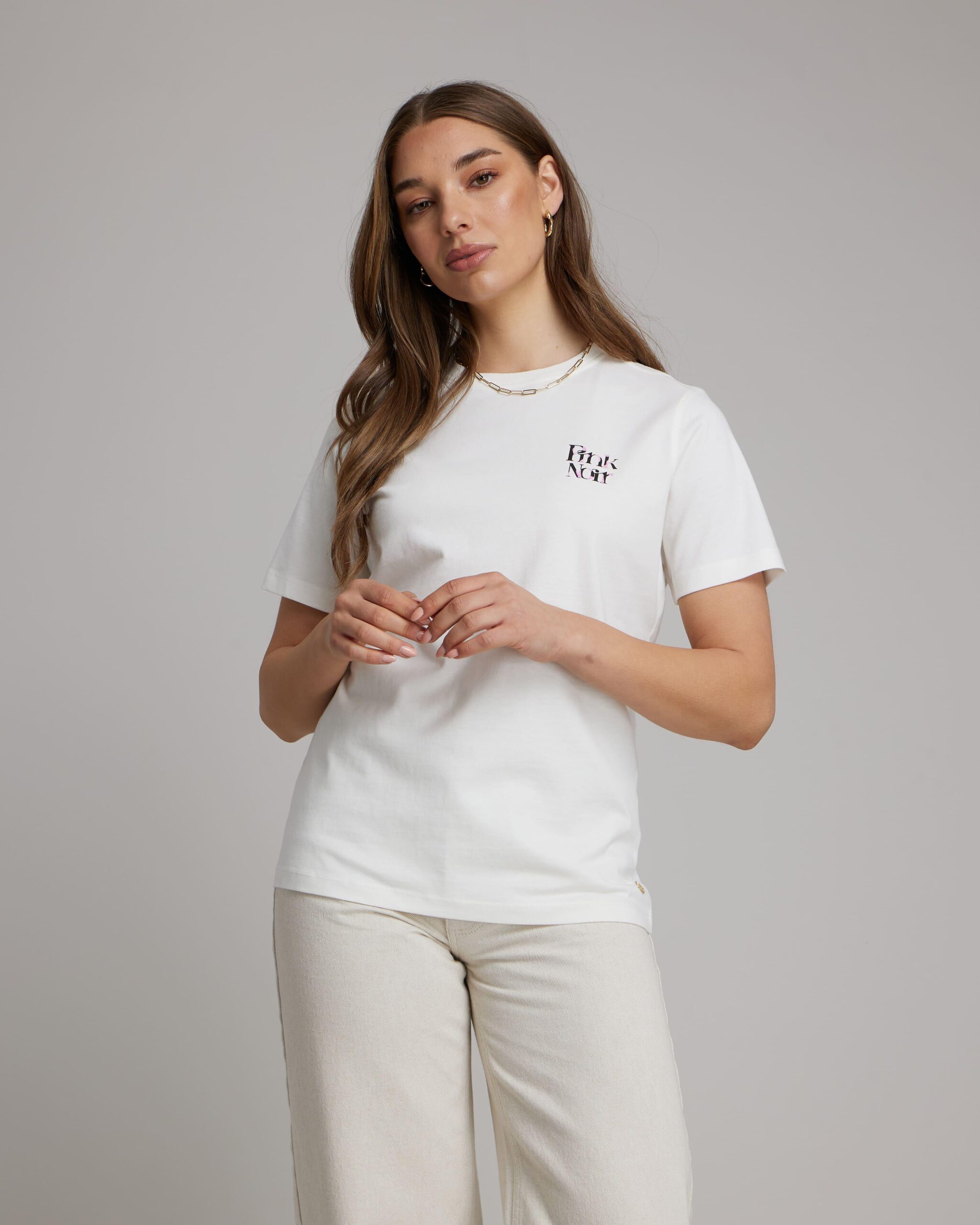 Pink Noir Nina T-shirt Pn22243172 T-shirts Cloud Dancer