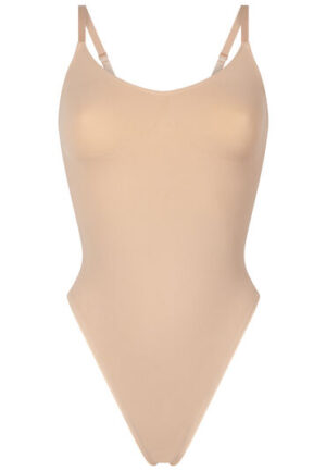 Alternative view of Hunkemöller Naadloze corrigerend hoog uitgesneden body Beige