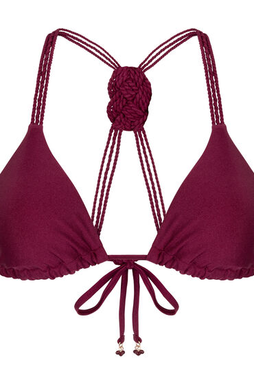 Hunkemöller Triangel bikinitop Marrakech Rood - Afbeelding 2