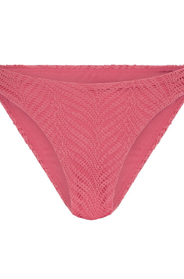 Hunkemöller Hoog uitgesneden bikinibroekje Lanai Roze - Afbeelding 2
