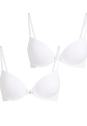 Alternative view of Hunkemöller 2-pack voorgevormde beugel bh Wit