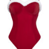 Hunkemöller Body Jovie Rood - Afbeelding 2