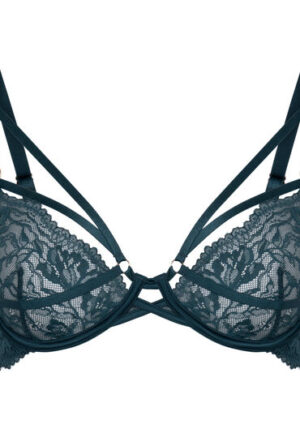 Alternative view of Hunkemöller Niet-voorgevormde beugel bh Amel Blauw