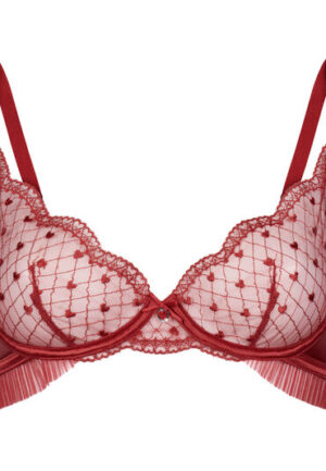 Alternative view of Hunkemöller Niet-voorgevormde beugel bh Cordelie Rood