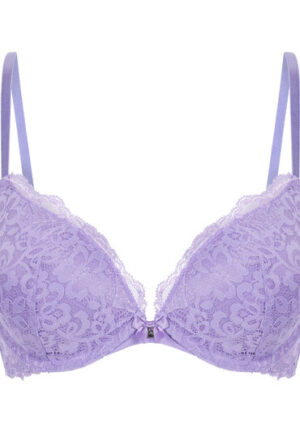 Alternative view of Hunkemöller Voorgevormde push-up beugel bh Marine Paars
