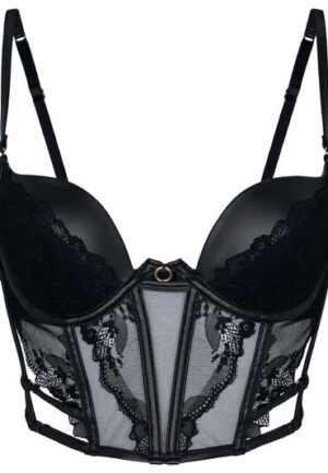 Alternative view of Hunkemöller Voorgevormde Longline Beugel Bh Ilenia Zwart