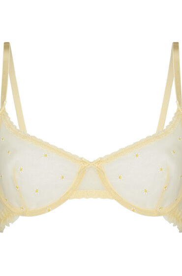 Hunkemöller Niet-Voorgevormde Beugel Bh Flora Geel - Afbeelding 2