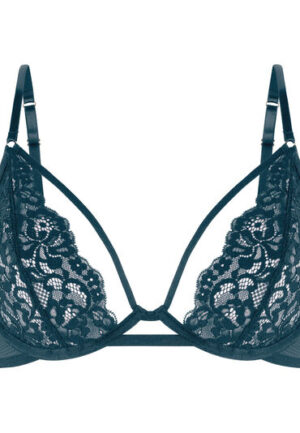 Alternative view of Hunkemöller Niet-voorgevormde beugel bh Cinnamon Blauw