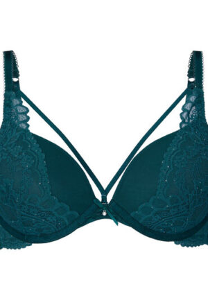 Alternative view of Hunkemöller Voorgevormde push-up beugel bh Isadora Groen