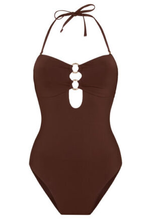 Alternative view of Hunkemöller Badpak Madrid Bruin