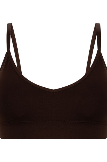 Hunkemöller Triangelbralette Dide Bruin - Afbeelding 2
