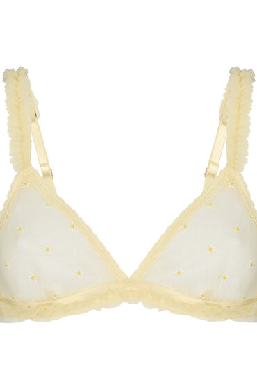 Hunkemöller Bralette Flora Geel - Afbeelding 2