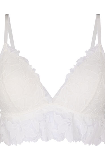 Hunkemöller Bralette Ingrid Wit - Afbeelding 2