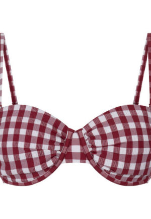 Alternative view of Hunkemöller Voorgevormde Beugel Bikinitop Amalfi Rood