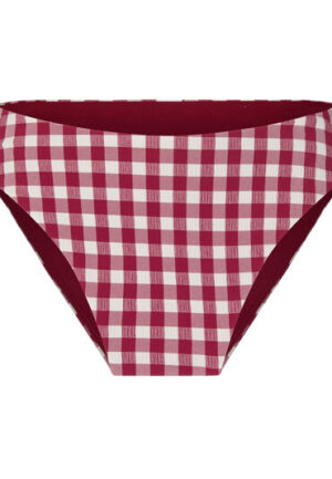 Alternative view of Hunkemöller Hoog Uitgesneden Bikinibroekje met Hoge Taille Amalfi Rood