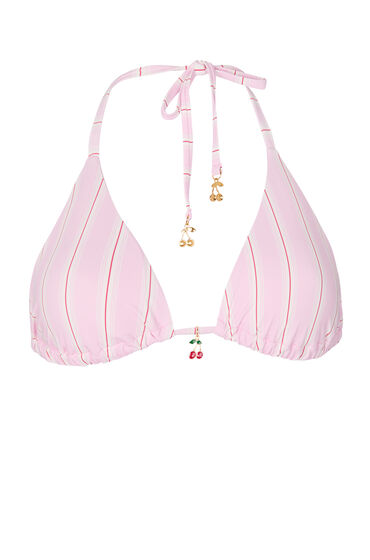 Hunkemöller Triangle Bikinitop Corfu Roze - Afbeelding 2