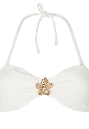 Alternative view of Hunkemöller Bandeau Bikinitop Crinkle Wit