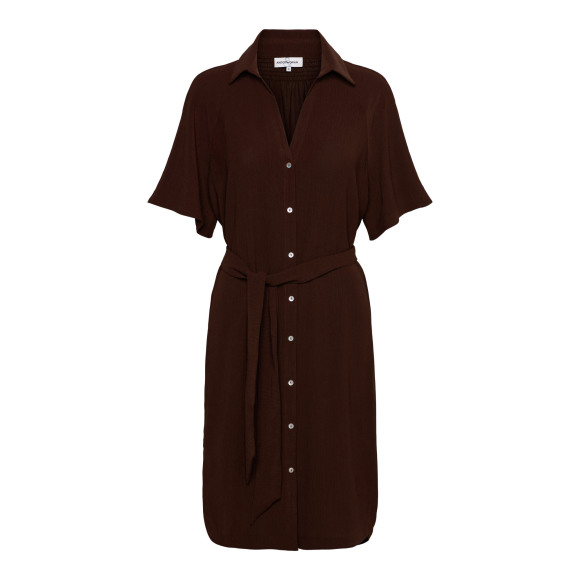 &Co - Bruin | Dames | Jurk | Bruin | 3XL | regular | Kamst mode