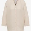 3/4 mouw blouse van linnenmix - Afbeelding 2