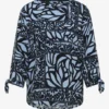 3/4-mouwen blouse met patchworkprint - Afbeelding 2