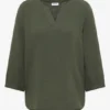 3/4-mouwen blouse van mousseline - Afbeelding 2