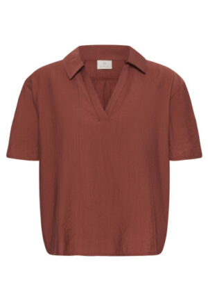 Kaffe - Bruin | unisex | Blouse | Bruin | 46 | regular | Kamst mode