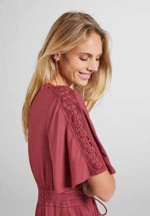 Alternative view of Dress Dance embro Burgundy